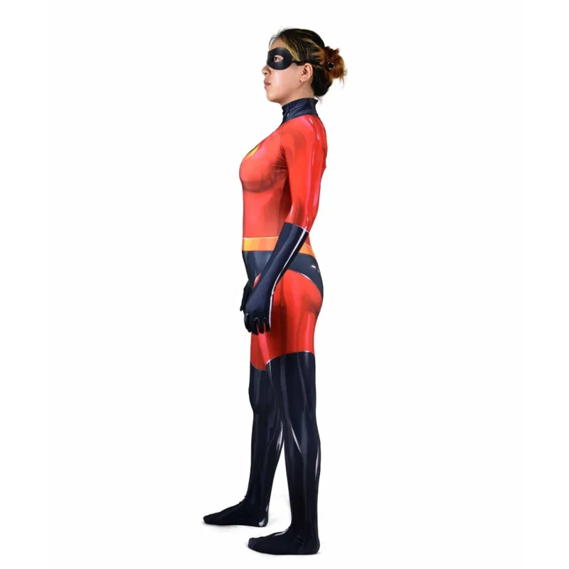 Disfraces de Cosplay de Elastigirl para niños y adultos, traje Zentai para niñas y mujeres, mono de superhéroe para Halloween