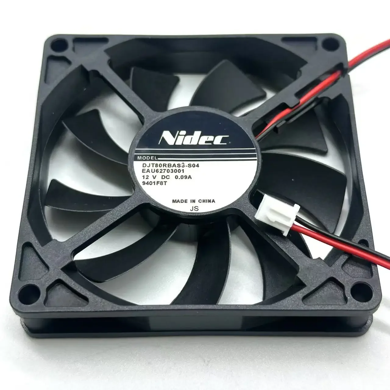 

Ltsf For Nidec DJT80RBAS3-S04 DC 12V 0.09A 80x80x15mm 2-Wire Server Cooling Fan8cm