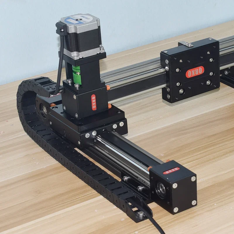Sistem Rel Gerak Linear Bertenaga Sabuk Kecepatan Tinggi RXP-45, Slider Ringan, Aktuator Linear Stage