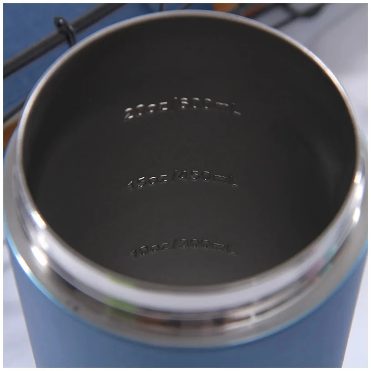 Двухслойная чашка-термос из нержавеющей стали, 26 унций, чашка для фитнеса, протеинового порошка, многофункциональная спортивная бутылка для воды