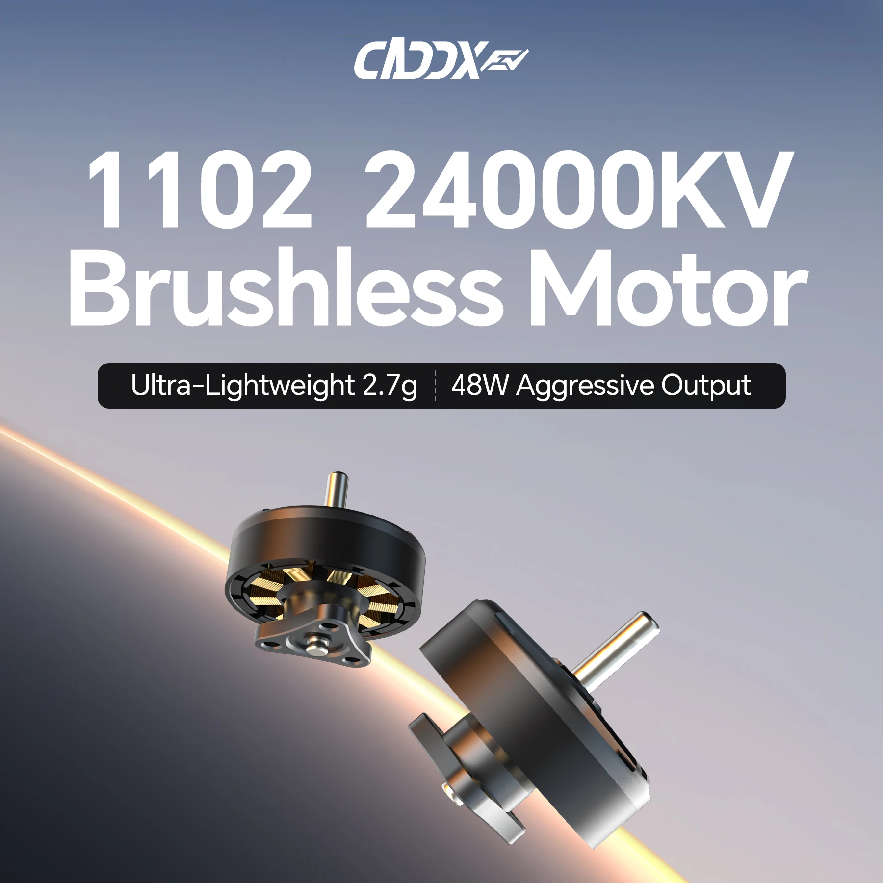 CADDXFPV C16 Brushless Motor 1102 24000KV 2.7g 48W 12A for 1S Tiny Whoop FPV Drone Racing Freestyle Micro Quadcopter Replacement