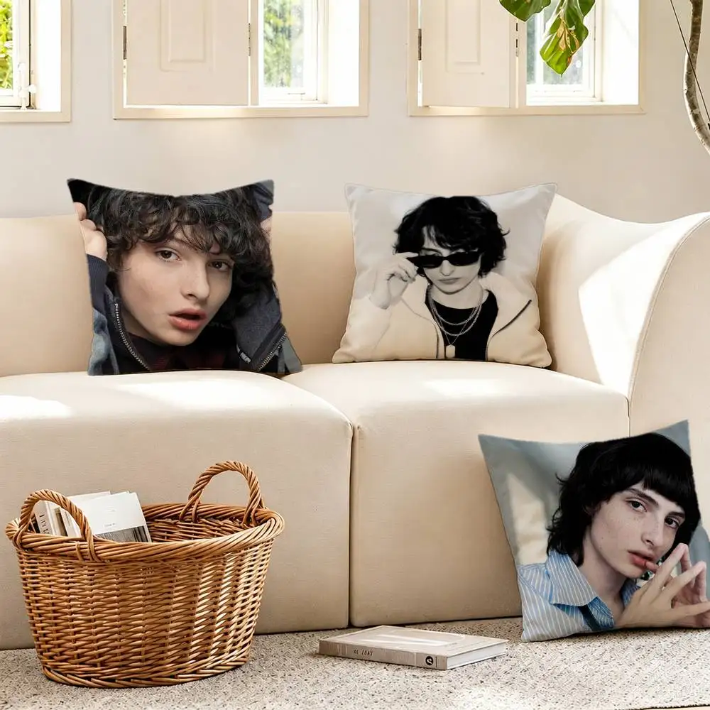 F-Finn Wolfhard Pillow Case Cushion Cover Throw Pillow Case For Car Sofa