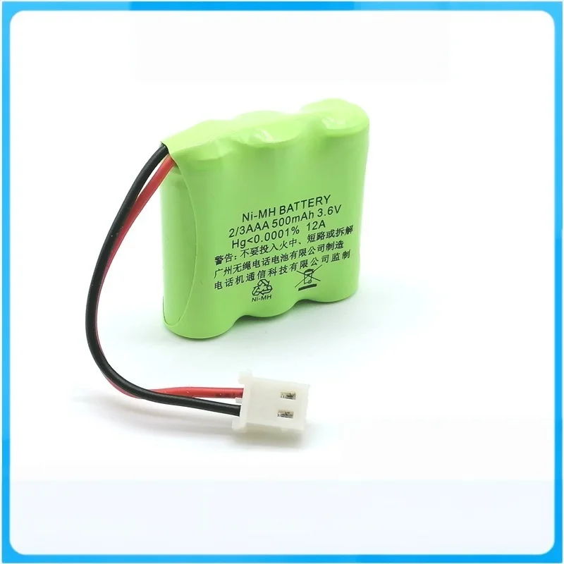 3.6V 500mah Cordless Telephone Battery for Buchao 45s 33E 50E 56e 72e 76e 163 Nickel Metal Hydride Rechargeable Battery
