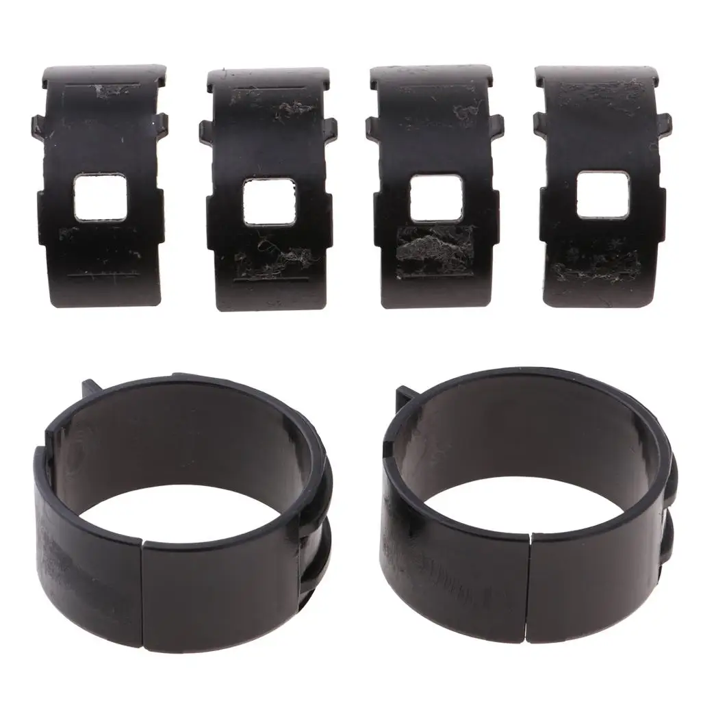 2 Sets 31.8mm 34.9mm Road Bike Front Derailleur Clamp Adapters Cycling Braze on Adapter Metal