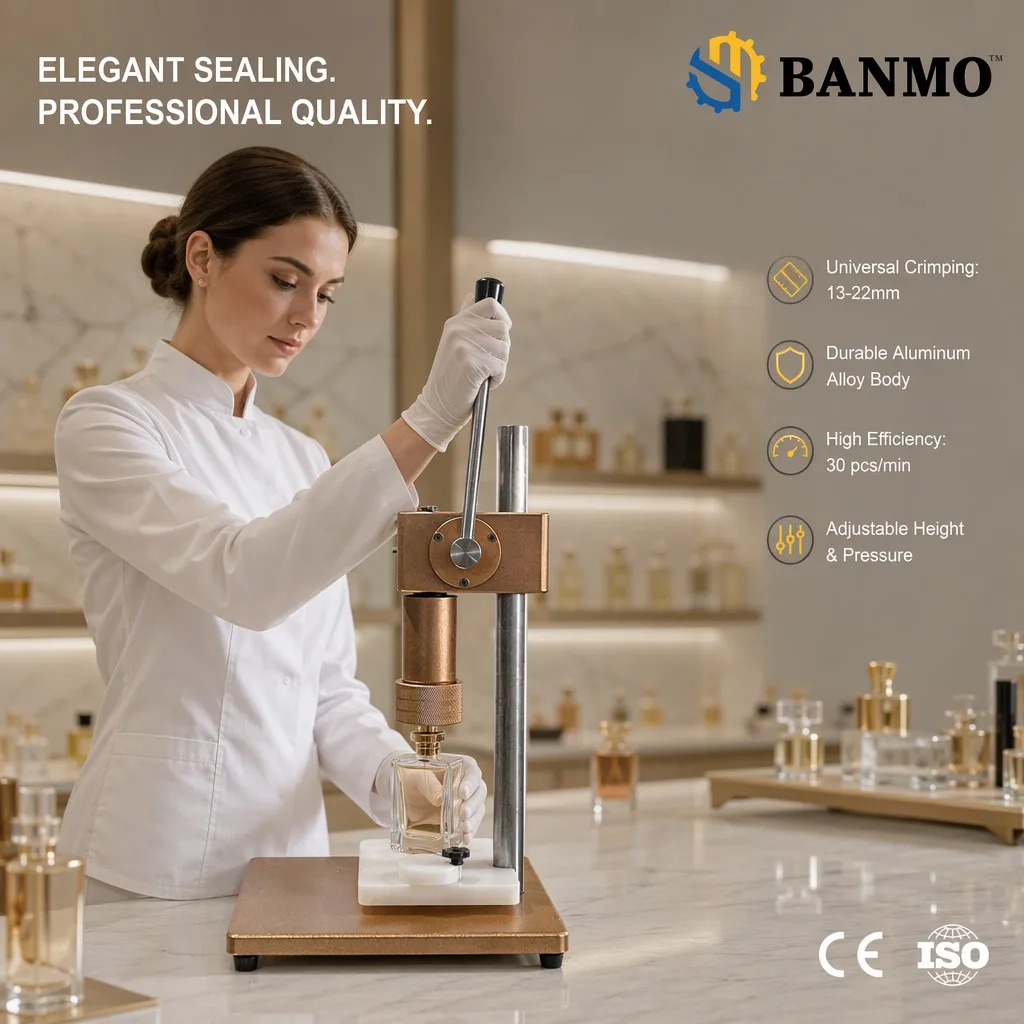 Manual Perfume Bottle Capping Machine 13/15/17/20mm Vial Crimper Sprayer Capper Sealer Collar Ring Sealing Machine Capping Tool