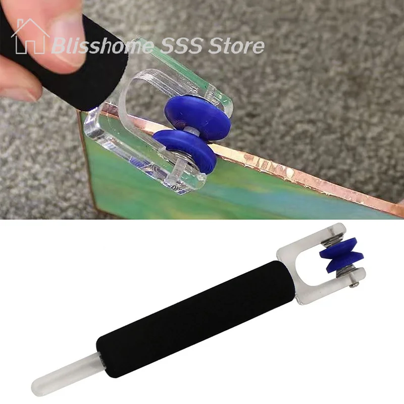 【S】1Pc Stained Glass Hand Foiling Wrapper Beginners Equipment Lightweight Professional Supplies Wrapping Tool Glass