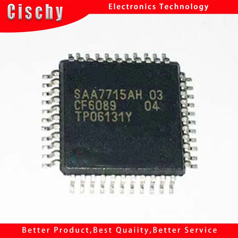 SAA7715AH Automotive computer-board-chip QFP-44
