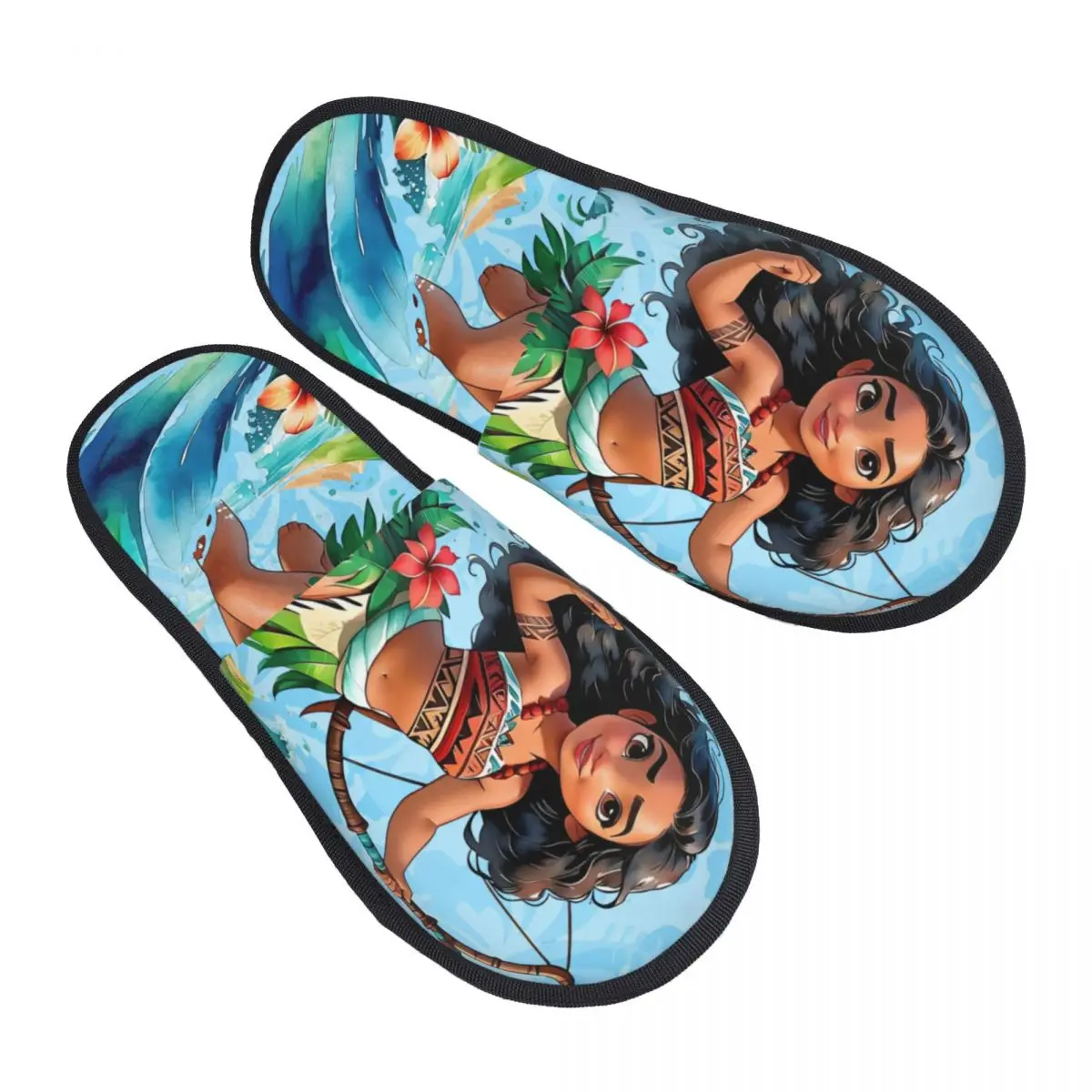 Изготовленные на заказ домашние тапочки из мягкой пены с эффектом памяти, женские уютные теплые тапочки в стиле аниме с противоскользящей подошвой