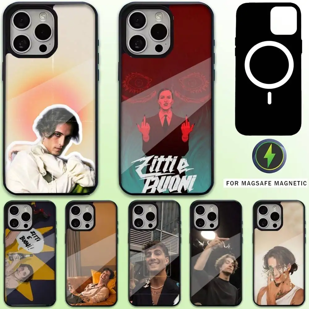 

Singer D-Damiano D-David Phone Case For iPhone17,16,15,14,13,12,11 Plus,Pro Max Magnetic For Magsafe Wireless Charging