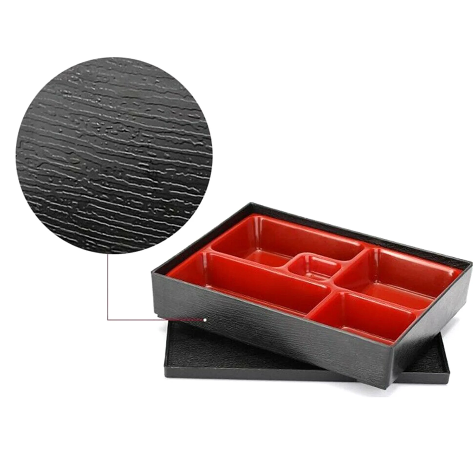 صندوق غداء متنقل متعدد الحجرات ، تخييم ، نزهة ، سفر بالسيارة ، إكسسوارات نزهة #5