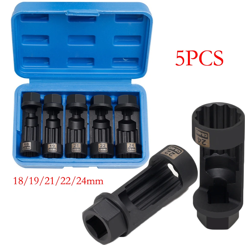 16-24mm Strut Nut Socket 12 Point 1/2 Inch Drive For Car Shock Absorber Suspension Repair Hand Tool Set