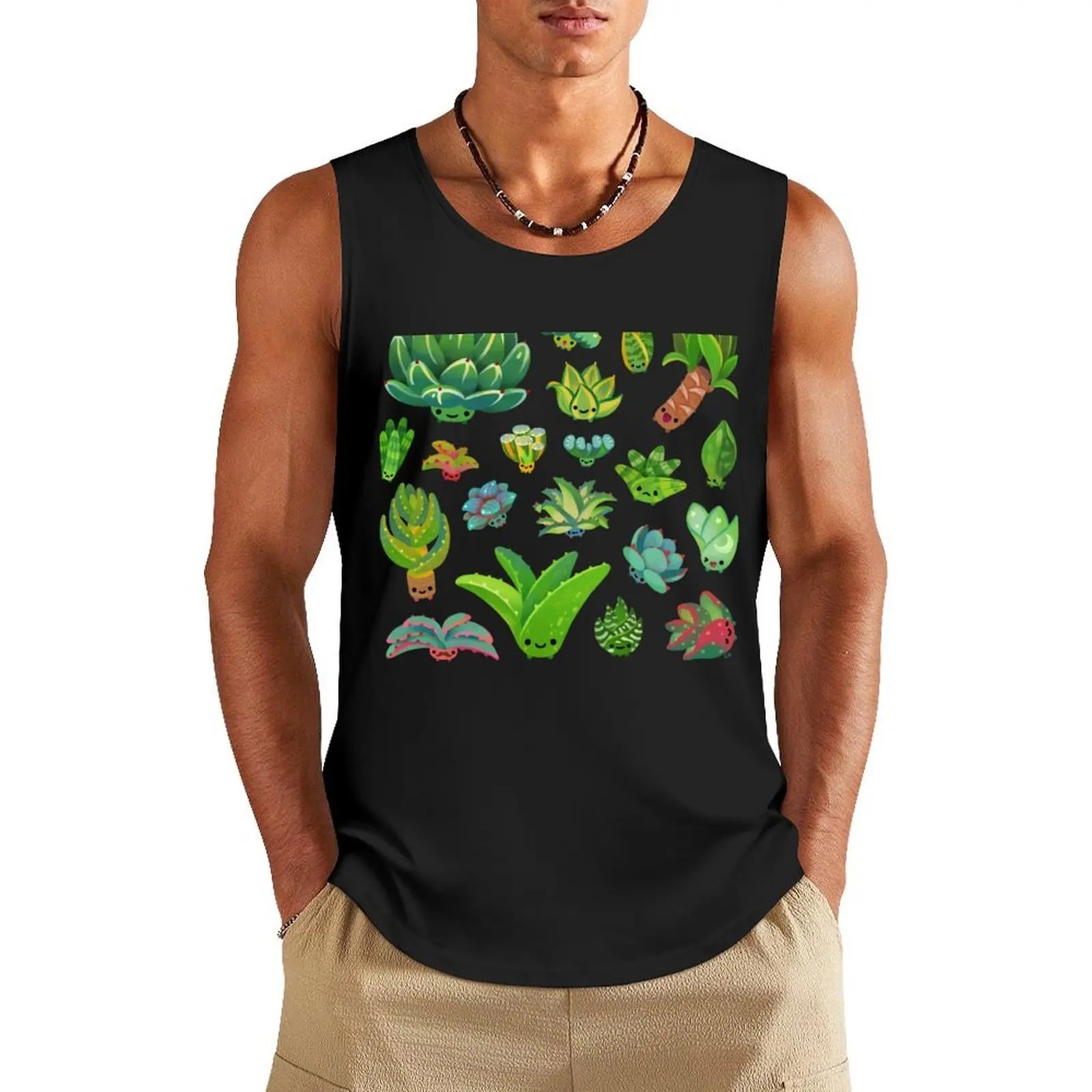 

Baby succulent 1 - dark Tank Top bodybuilding Men's t-shirts Bodybuilding clothing man Men's clothing
