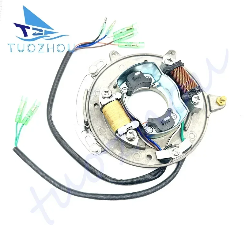69P-85560-00 Base Assy for Yamaha Outboard 2-strokeT25/T30 Charging + trigger + lighting with aluminum，69P8556000，69P-85560