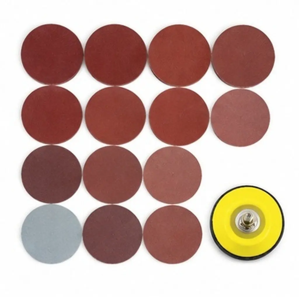 100Pcs Sanding Discs Pad Kit 2 Inch Professional Grade Flexible Sandpaper 10 Grit Levels 80-3000 Ideal for Surface Finishing