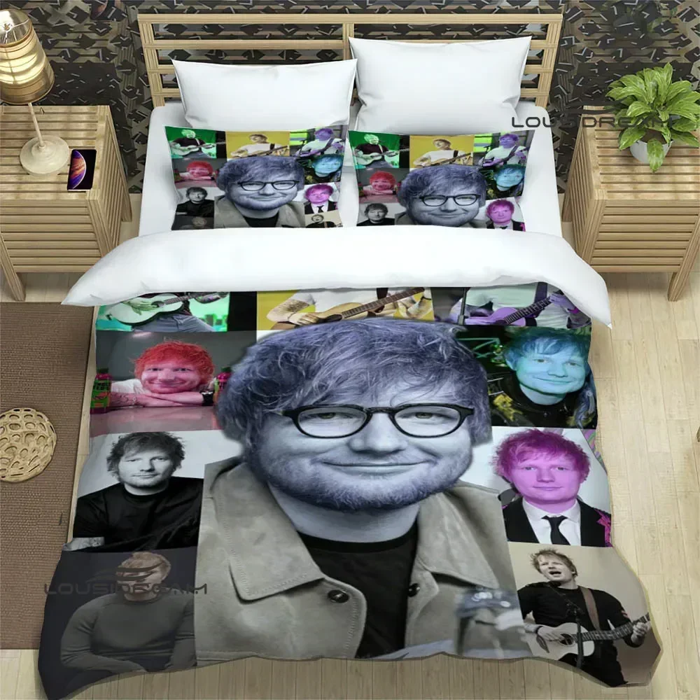 Singer Ed Sheeran printed Bedding Sets exquisite supplies set duvet cover bed comforter set bedding set luxury birthday gift