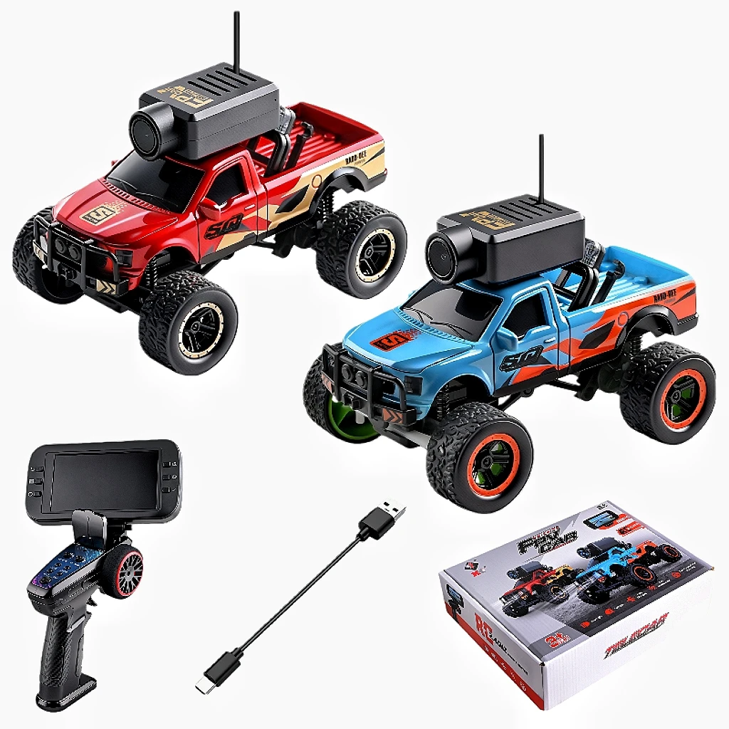 

Радиоуправляемая мини-машинка WLtoys 1/64 6407-C для дрифта, высокоскоростная, с камерой и дисплеем, 2.4G, внедорожная, с большими колесами, гусеничная, для подъема по склонам