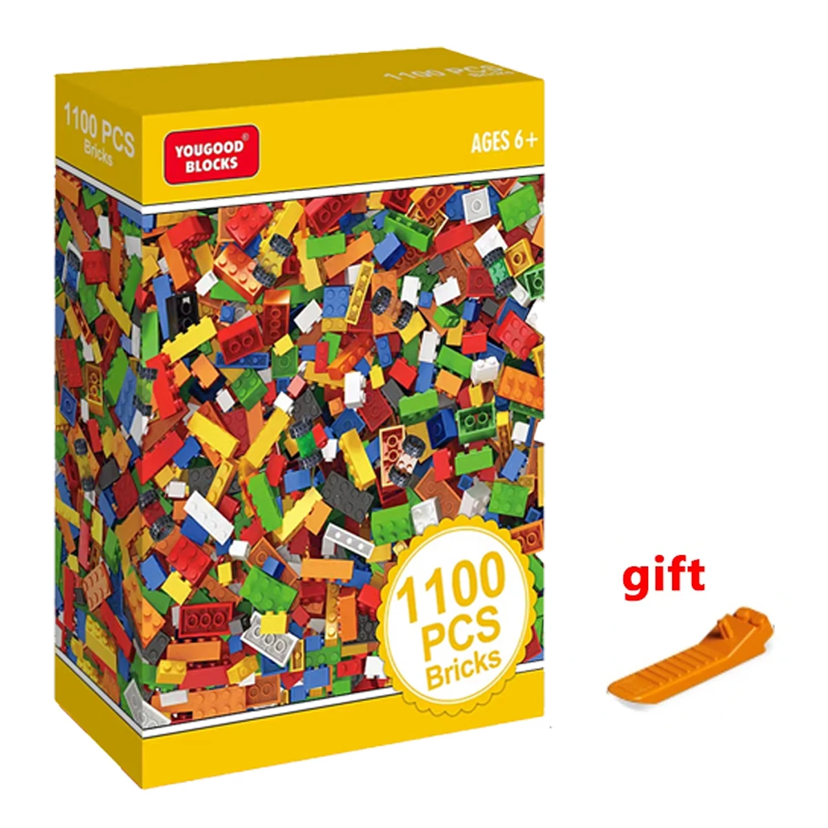1100PCS DIY Building Blocks จํานวนมากชุด Urban Creative CLASSIC Building Blocks ประกอบของขวัญวันเกิดของเล่นเพื่อการศึกษาเด็ก