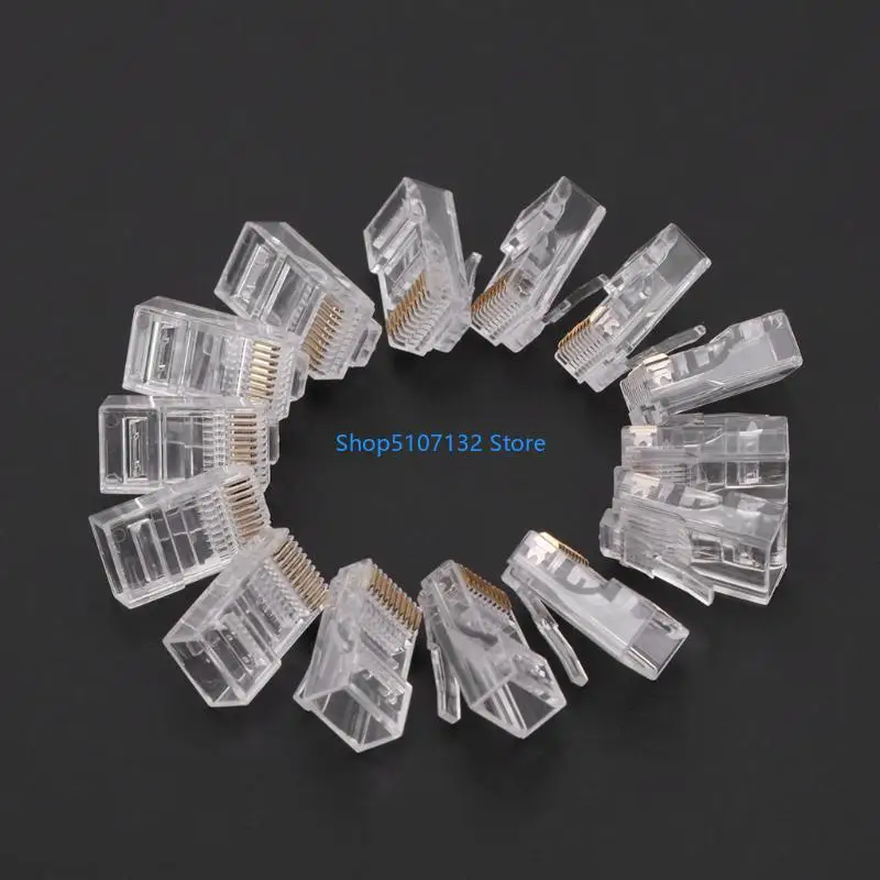 87HD CONECTOR CAT6A CAT7 RJ45 Plug 10P10C Connectores crimpagem