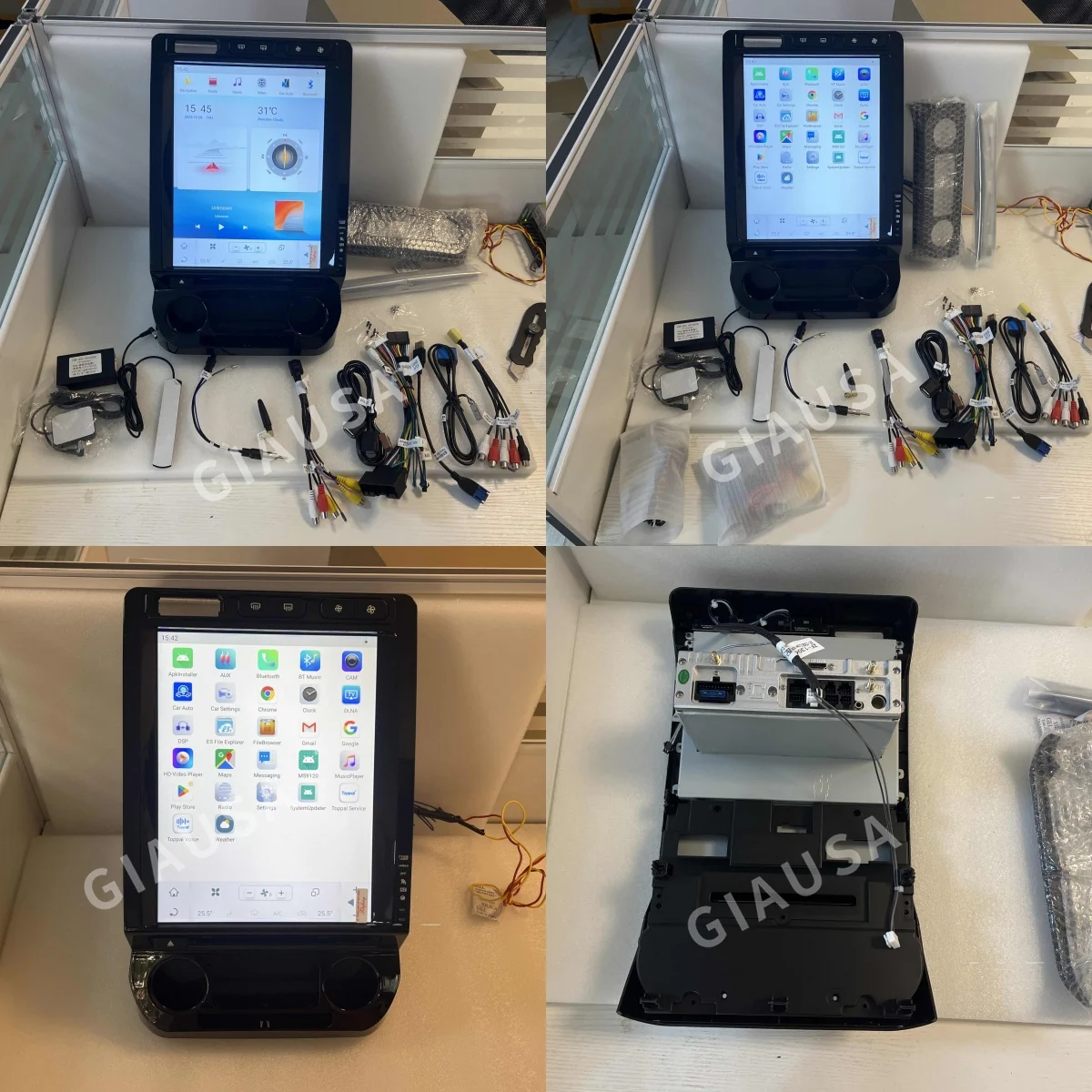 12.1 بوصة أندرويد كوالكوم شاشة عمودية راديو السيارة لفورد 2013-2020 F150 سيارة ستيريو الصوت دي في دي مشغل ستيريو Carplay GPS BT #6