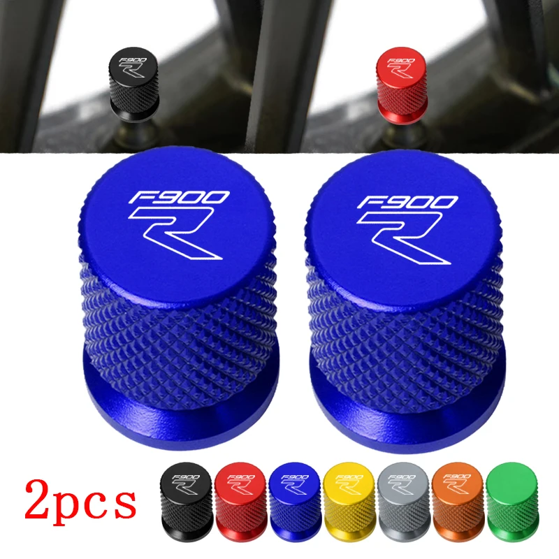 ฝาครอบวาล์วยางรถจักรยานยนต์ 2 ชิ้น ทำจากอลูมิเนียมอัลลอยด์ CNC สำหรับ BMW F900R F900 R F 900R อุปกรณ์เสริม