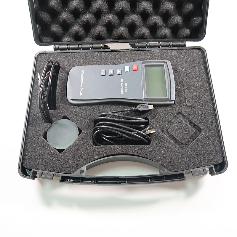 UV Radiometer TMUV-R1 Ultraviolet Irradiance Meter UV Light, Ultraviolet Illuminometer (Dual Channel or single Channel)