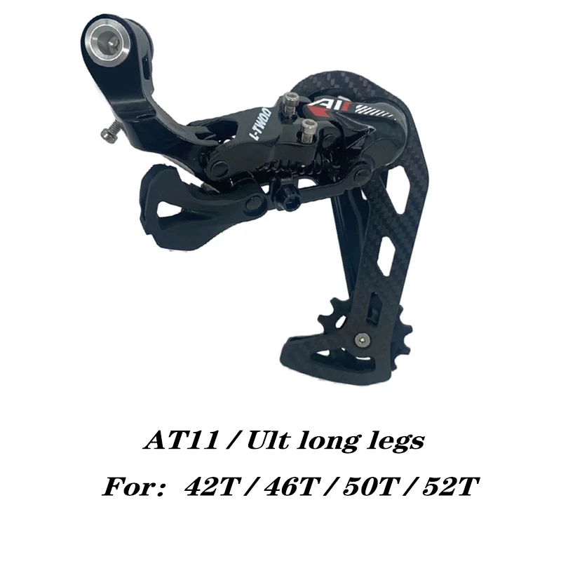 LTWOO AT A11 1x11 Speed Groupset Shift Lever and Rear Derailleur Long cage for MTB 46T 50T 11v switch compatible MTB