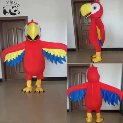 Anime Parrot Mascot Costume Cartoon Animal Wolf Bird Cosplay Doll Clothing Adult Disguise Prop Suit For Carnival Party Halloween