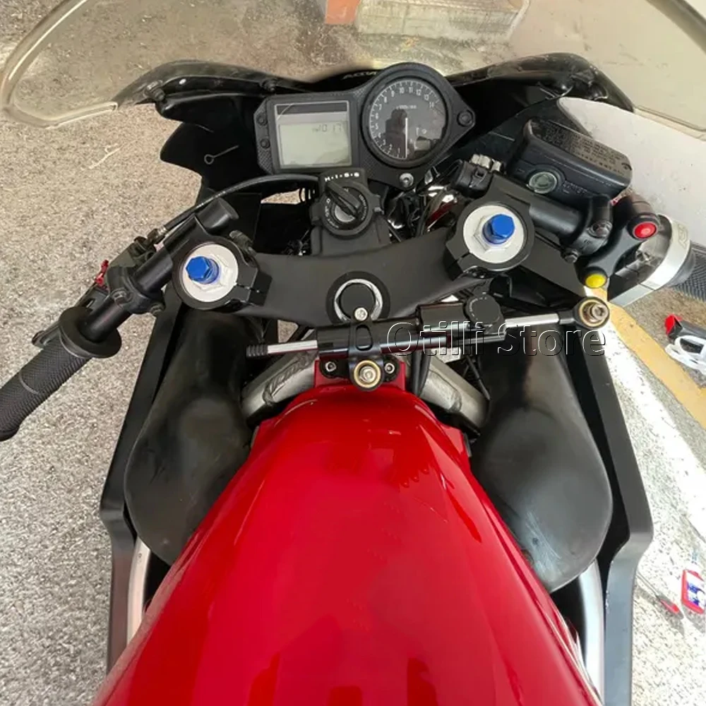 1999-2007 لهوندا CBR600 F4i CBR 600 F4i دراجة نارية قابل للتعديل التوجيه استقرار المثبط قوس تصاعد عدة