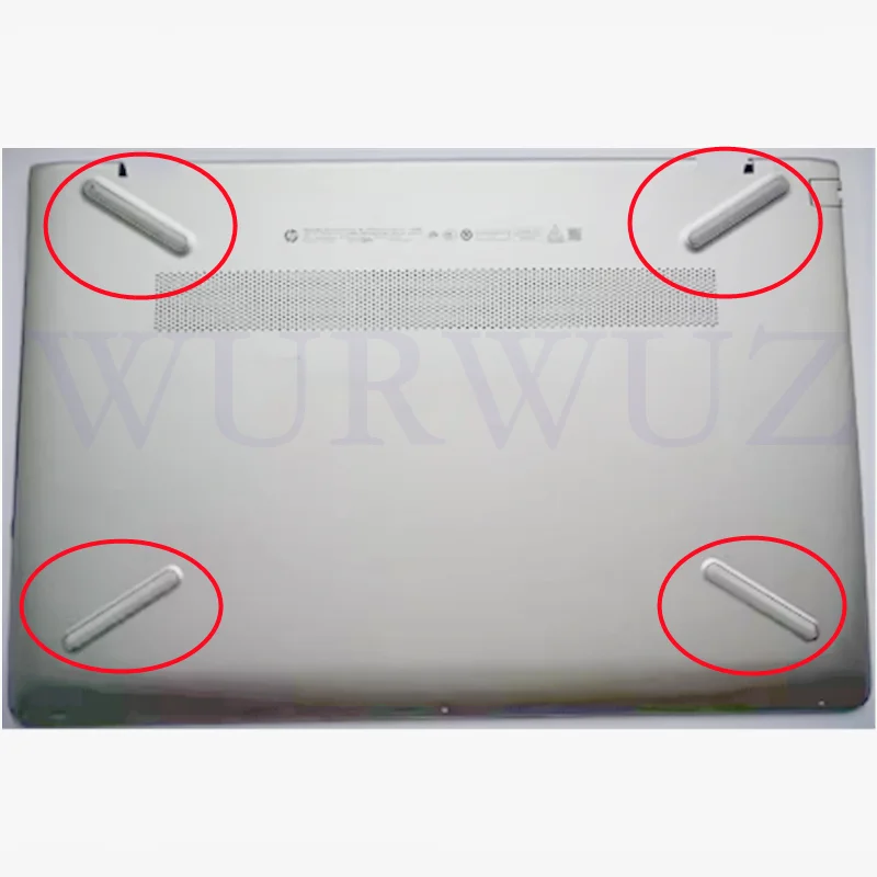 New Original Laptop Bottom Case Foot Pad For Pavilion 15-CK TPN-Q201 GAG74001010 Silver