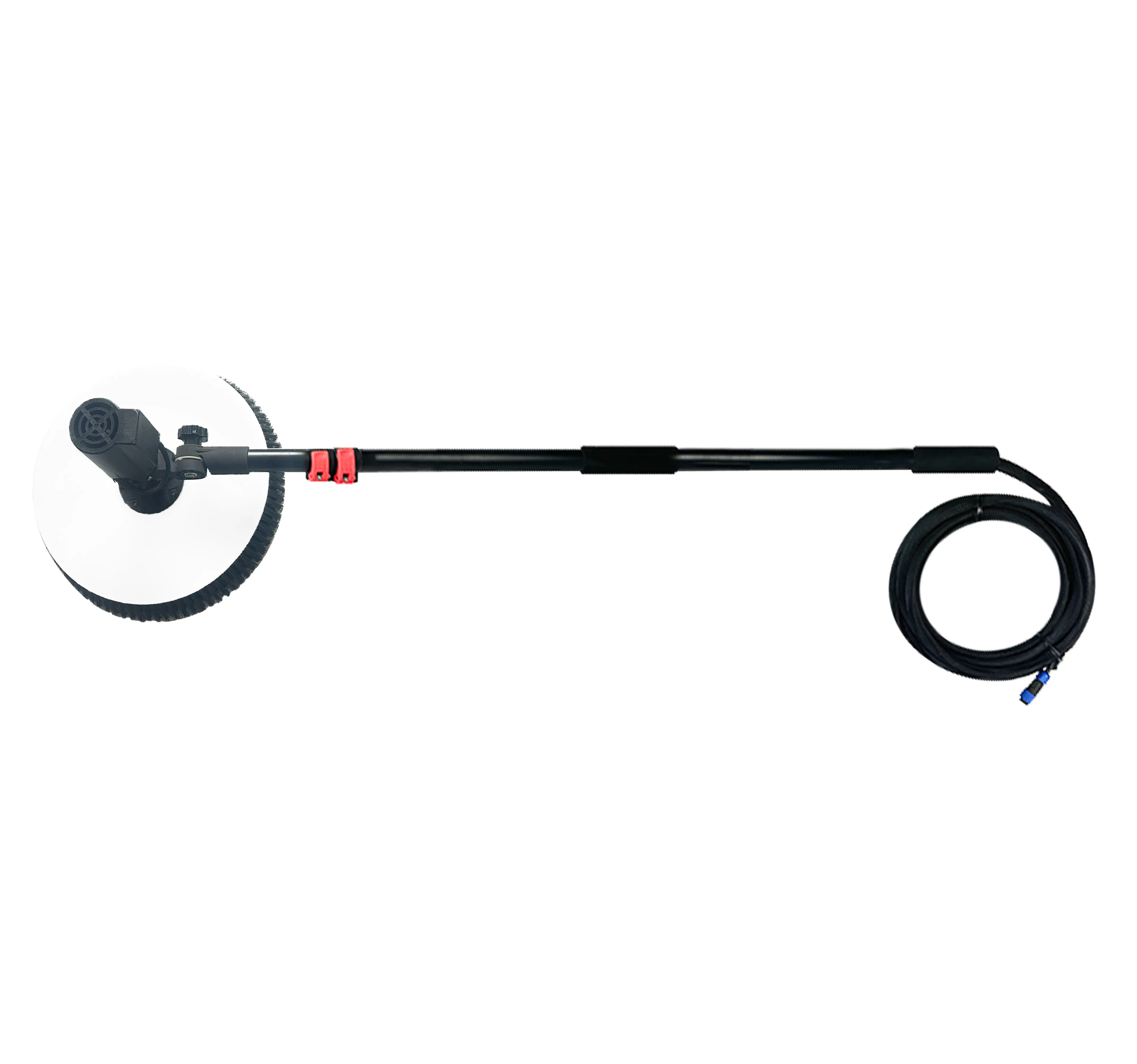 Single  Solar Panel Cleaning Machine Telescopic Pole Anti Scratch Bristles for Residential Use