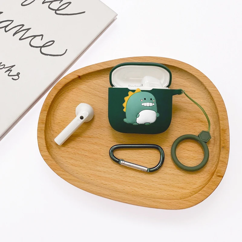 การ์ตูนสำหรับ Tozo T6กรณีสุนัขตลกแหวนซิลิโคน Anti-Drop ป้องกันหูฟังบลูทูธกล่องอุปกรณ์เสริม