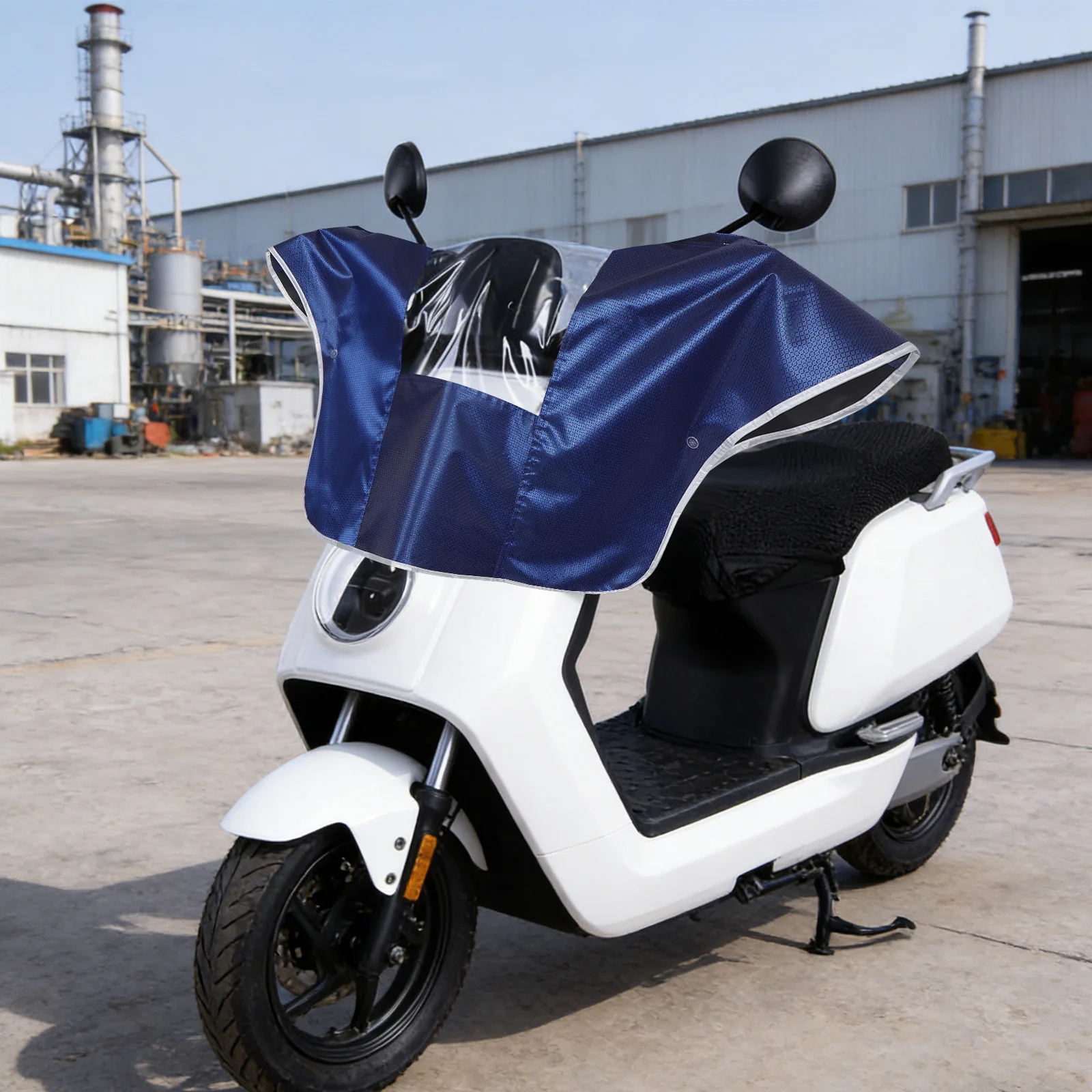 

Electric Scooter Control Panel Cover Blue Waterproof Rainproof Tiller Panel Protector Outdoor Electric Bike Mobility Scooter