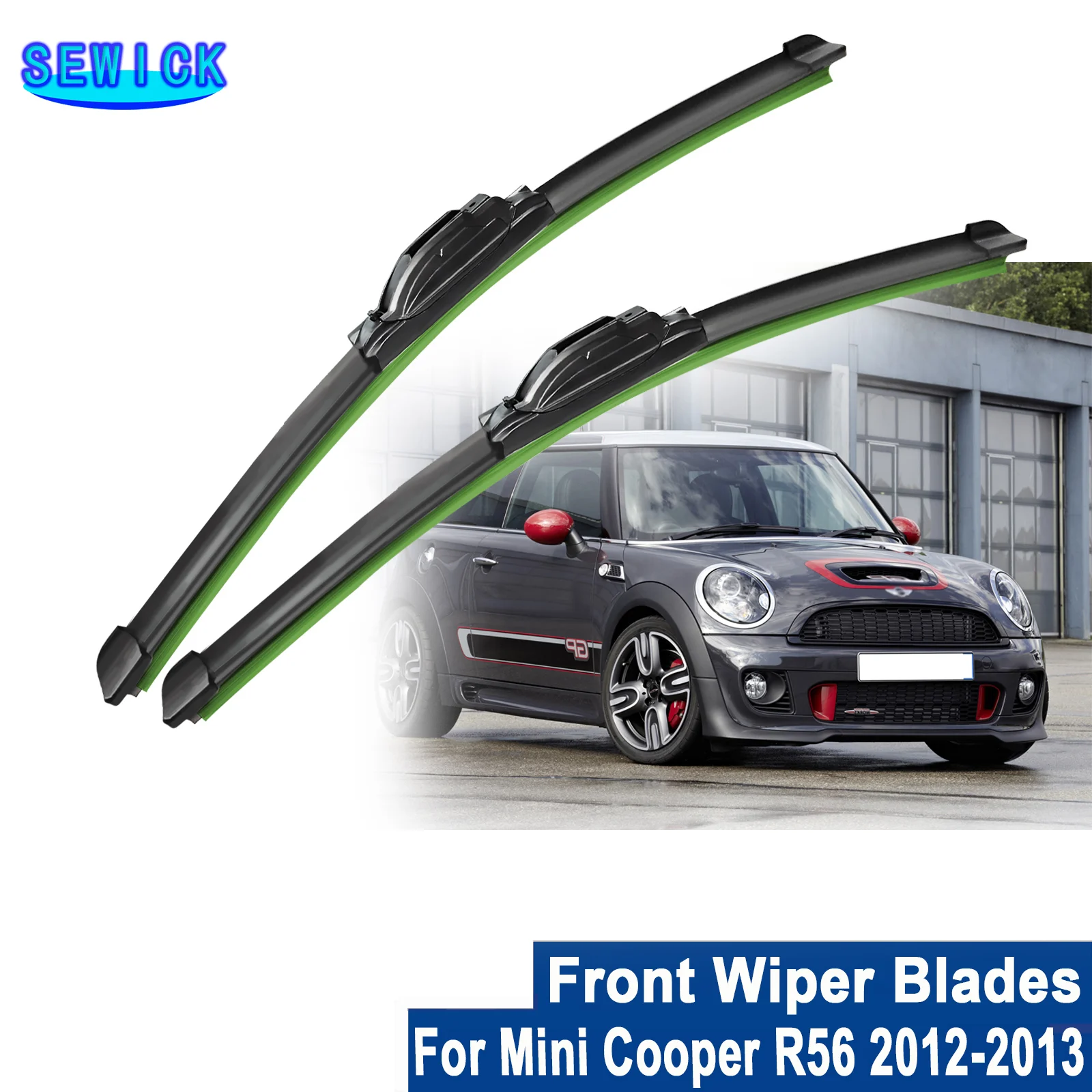 

For Mini Cooper R56 2012-2013 Car Wiper Soft Rubber Windshield Clean Window Windscreen Auto Parts Car Rain Brushes