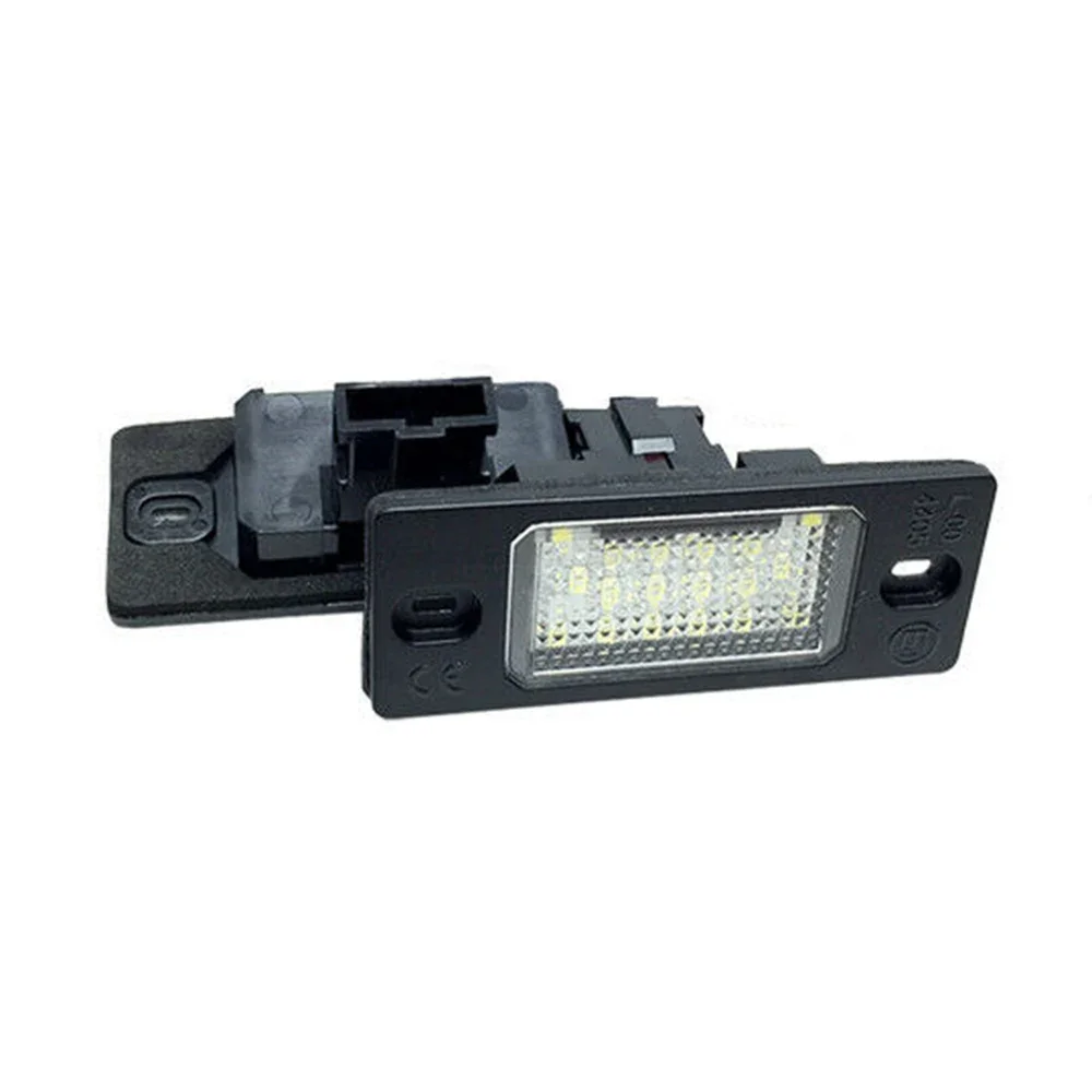 

2Pcs 18-SMD CANBUS License Plate Light White Designed For Upgrading OEM Yellowish License Plate Light For Maximum Visibility