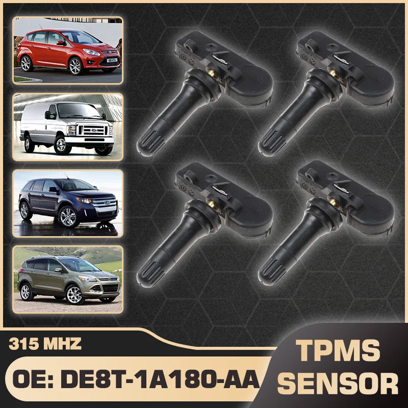 

Car Tire Pressure Sensor TPMS For Ford C-Max Ford E-150 E-250 E-350 E-450 Ford Edge Ford Escape 2009-2015 DE8T-1A180-AA 315 MHz