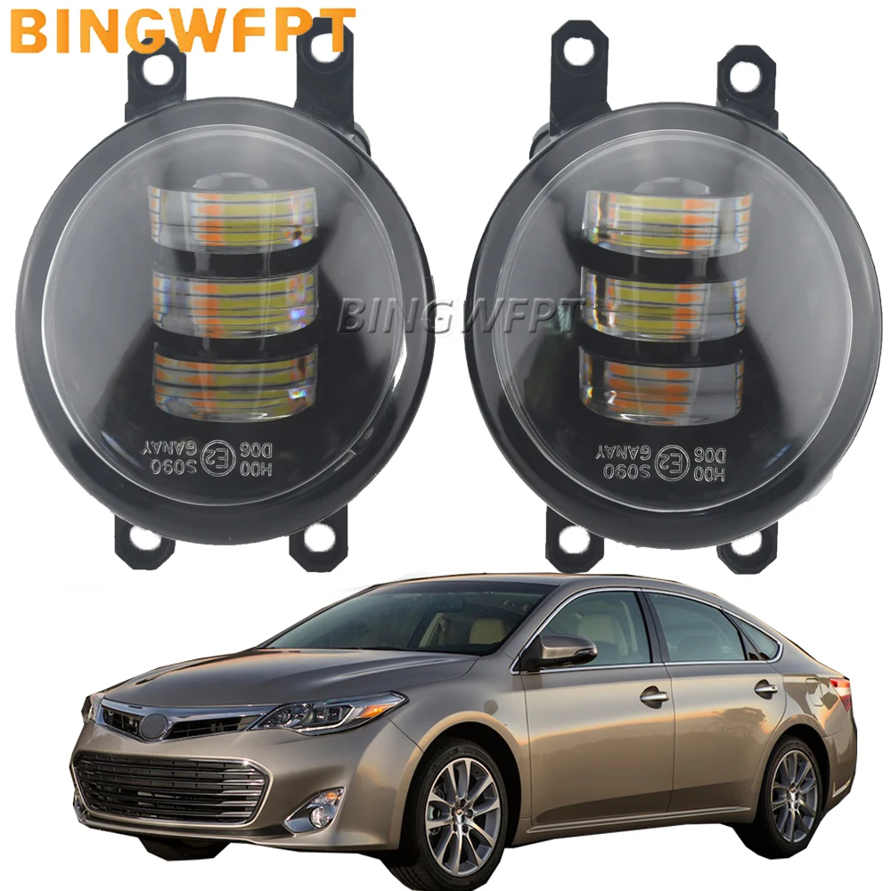 

LED Fog Light Assembly For Toyota Avalon 2008 2009 2010 2011 2012-2016 H11 Car Right + Left Fog Daytime Running Lamp DRL 12V