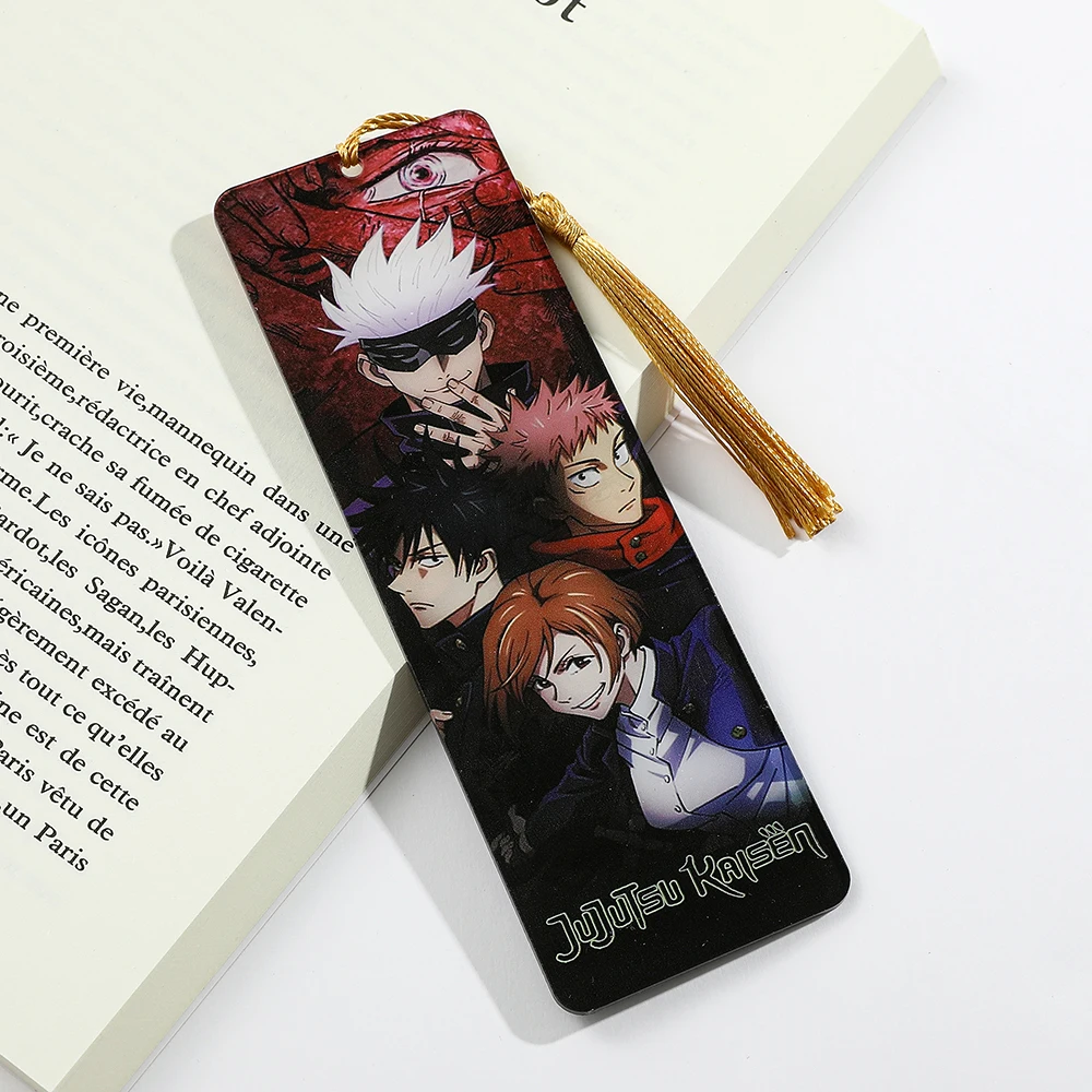 Gojo Satoru Yuji Megumi Acrylic Bookmark, Anime Fans, Reading Study Office Accessory, Christmas Birthday Gift