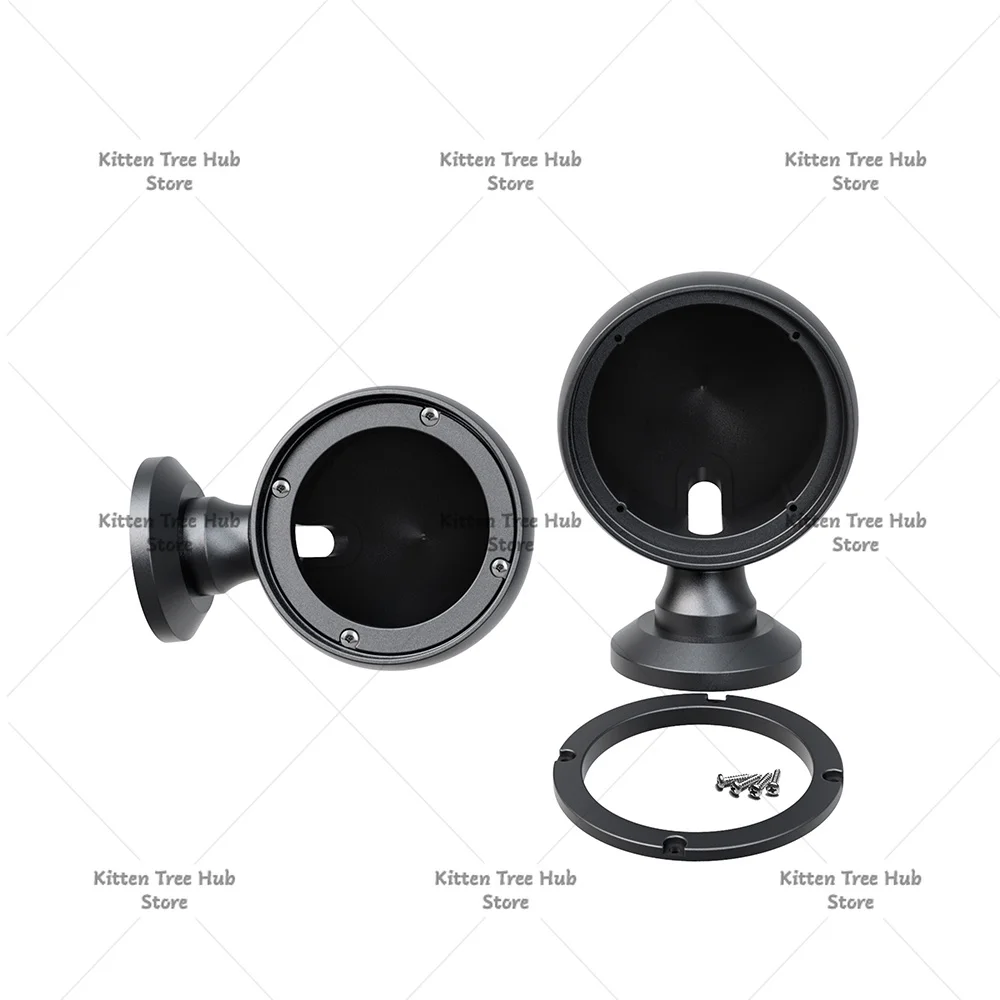 1 Pair Car Tweeter Speaker  Auto Horn Pod Holder Stand Cup Mount Aluminium Alloy Holder Bracket Compatible With 40/50 Treble
