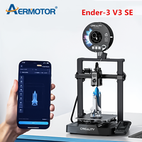 2025 Ender 3 V3 SE 3D Printer Max 250mm/s Speed Upgraded Visual Auto Leveling Sprite Direct Extruder 8.66x8.66x9.84 Inch Spri