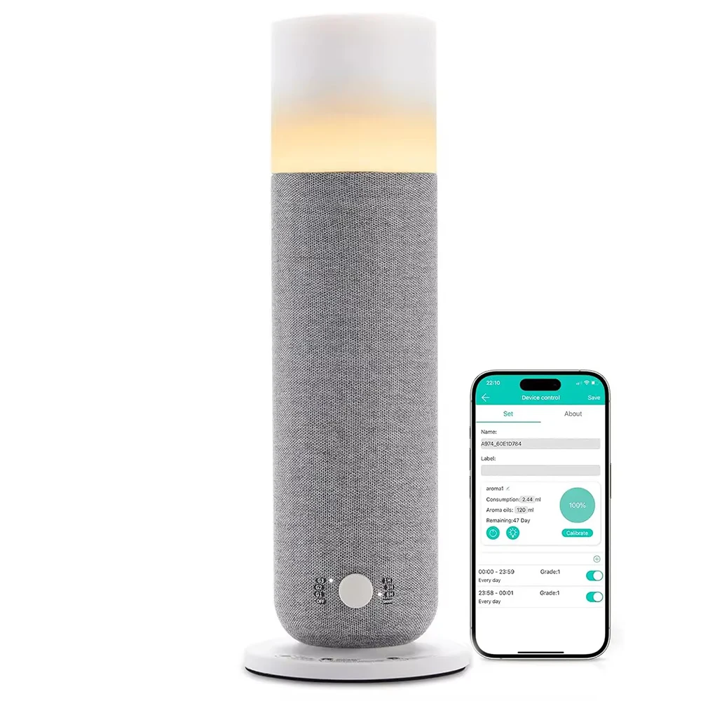 NAMASTE 120ML Torengeurverspreider Machine Bluetooth Controle Geurverspreider Elektrische Geurverspreider voor Thuis Hotel Collectie Diffuser