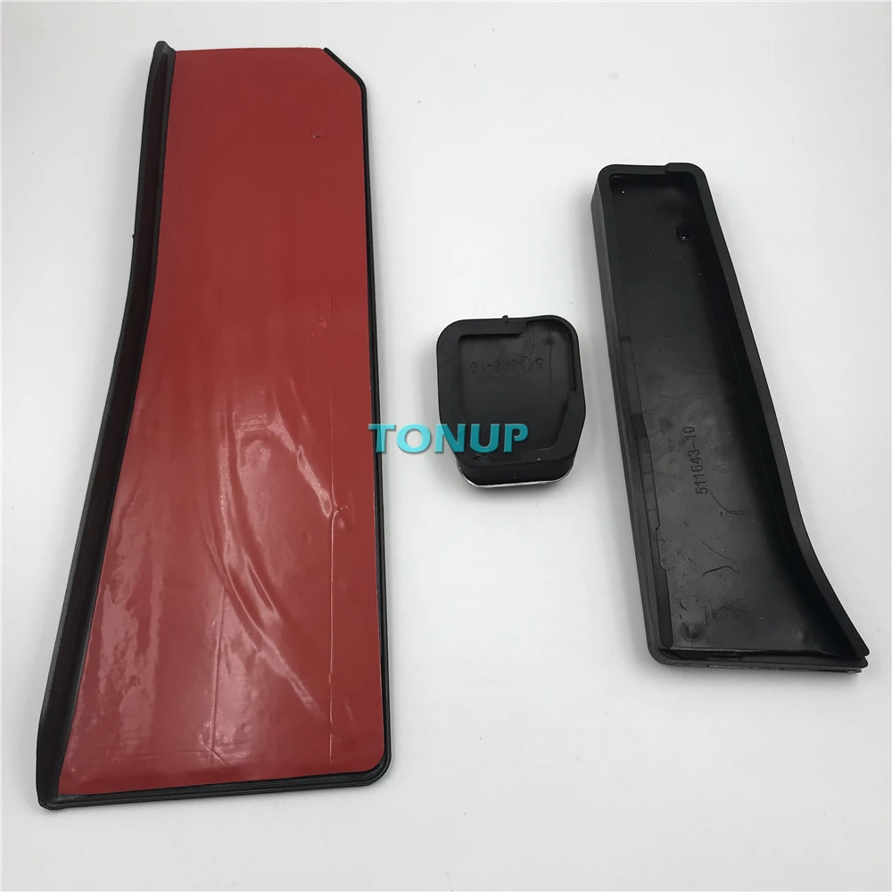 Car Modified Pedal Cove For BMW I3 AT 2014~2020 Gas Brake Metal Pad Interior Decorative Accessories Auto Parts Refitting Supply