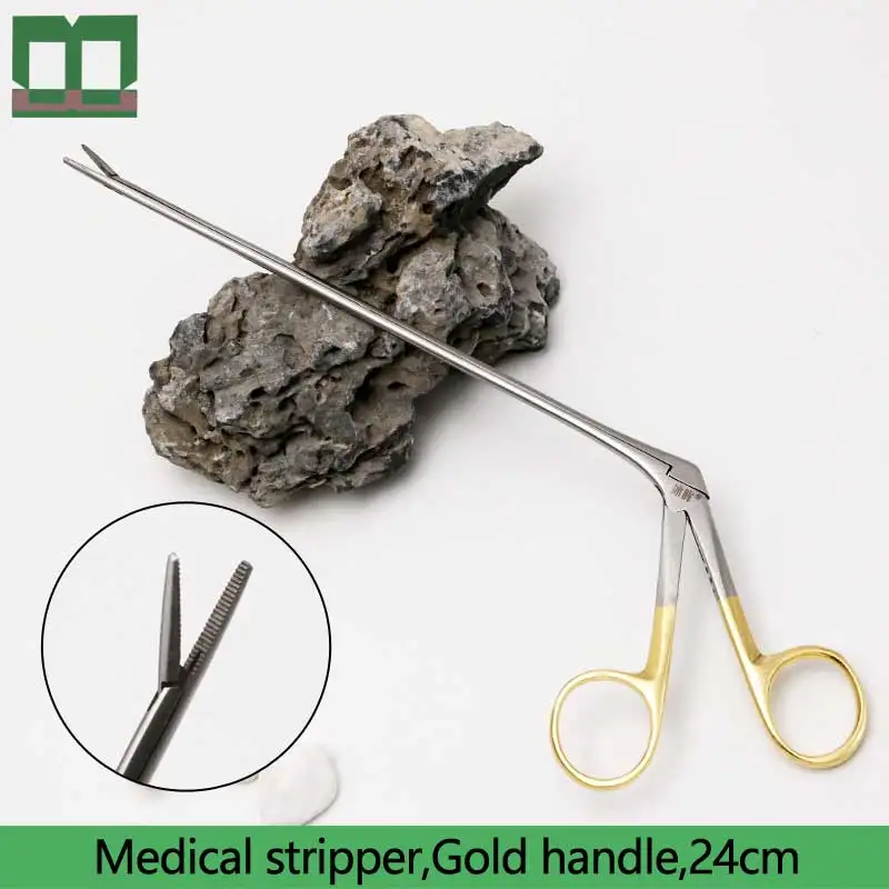 

Medical stripper gold handle surgical operating instrument stainless steel gunhead cosmetic plastic surgery