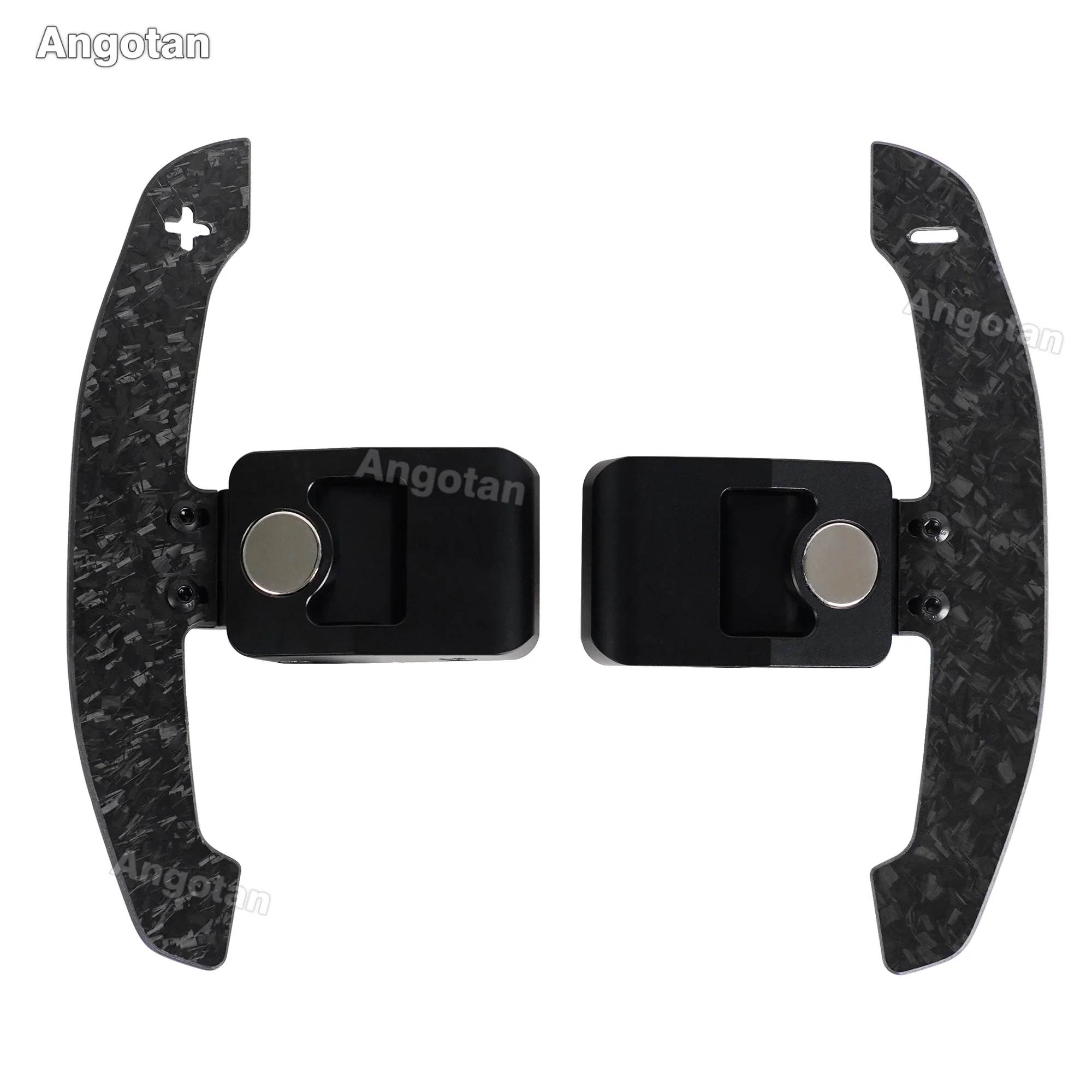 مزورة ألياف الكربون المغناطيسي مجداف شيفتر لسيارات Bmw F G سلسلة M3 F30 F36 F80 F90 I8 G80 G87 G30 عجلة القيادة مجداف تمديد