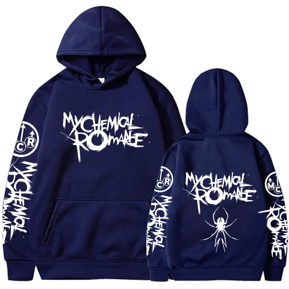 My Chemical Romance Rock Band Hoodies Black Parade Punk Emo Hooded Sweatshirt Men Women Fashion Vintage Vintage Hip Hop Pullover