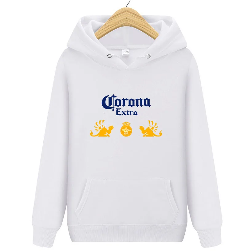 Corona 2024 New Men's Casual Sports Brand Hooded Sweater Cotton Wool Men's Pullover Hip Hop Sweatshirt Men's Hoodie