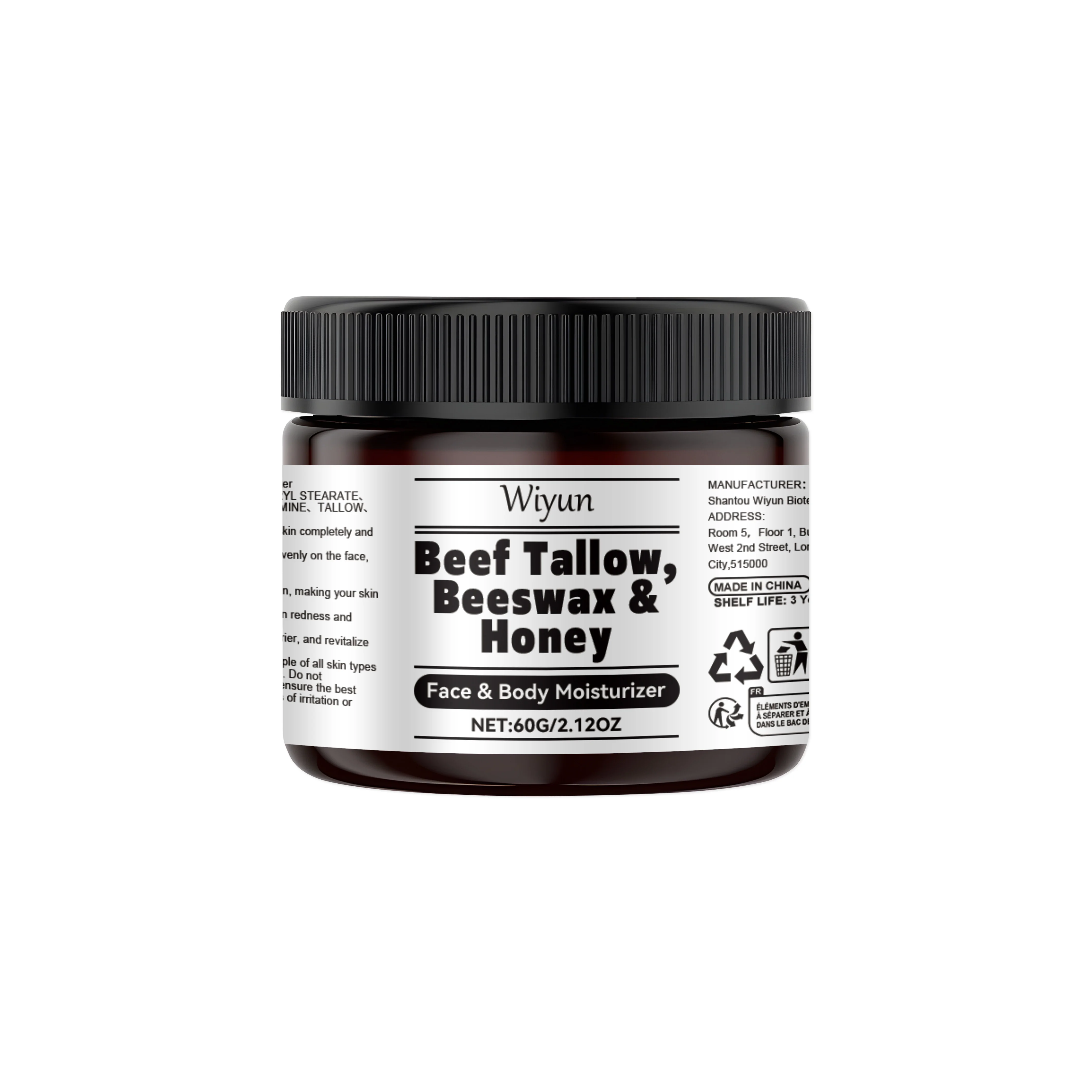 

Wiyun Tallow Honey Moisturizer Improves Dry Skin Nourishes Skin And Improves Skin Elasticity
