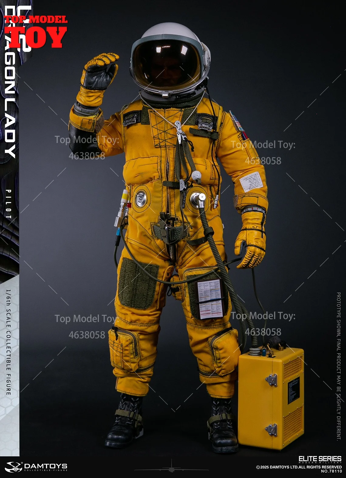 DAMTOYS SR-71 78109 U-2 78110 1/6 Bilancia Pilota di Prova Pilota Action Figure Bambole 12 ''Soldato Maschio Set Completo Modello Giocattolo Da Collezione