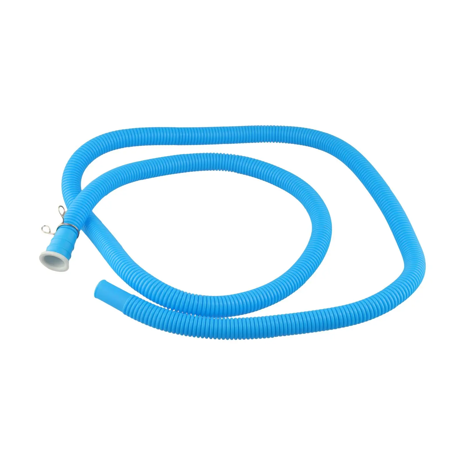 Split AC Units Hose Air Conditioner Drain Hose 5.2ft Plastic Material Stainless Steel Clamp Tight Seal 5.2ft Length