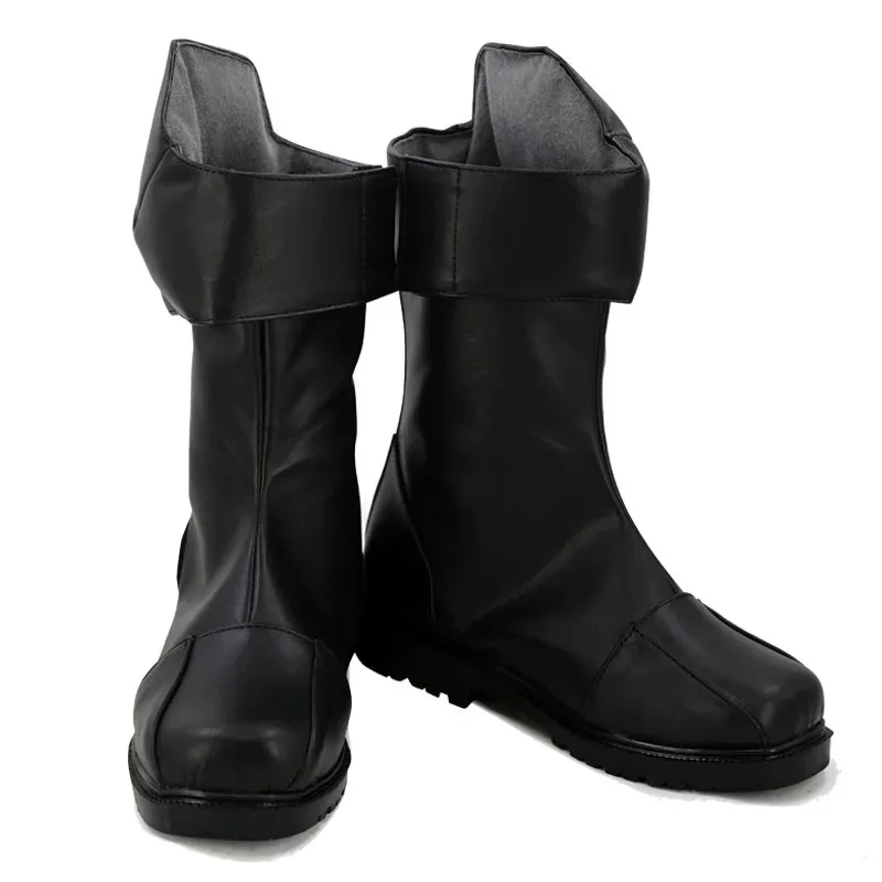 ZOBOTT Cat Noir Schwarz Cosplay Schuhe Stiefel Leder Für Männliche Weihnachten Halloween Party Requisiten