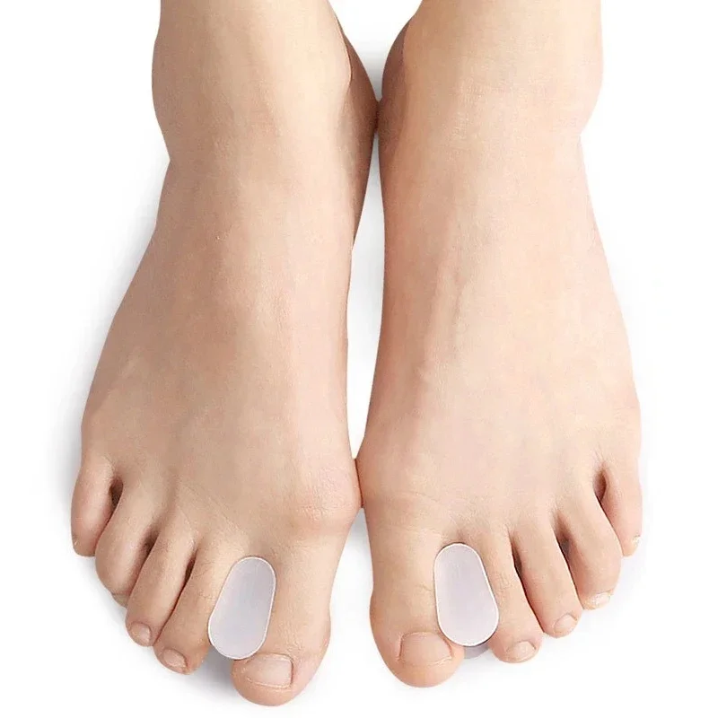 1-4Pair Feet Care Silicone Toe Separators Bunion Spacer Hallux Valgus Corrector Pain Relief Straightener Thumb Finger Orthopedic